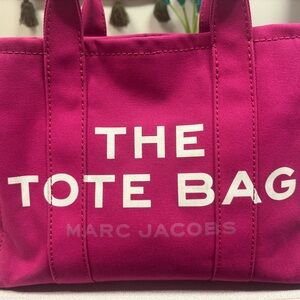 Marc Jacobs Lipstick Pink Tote Bag